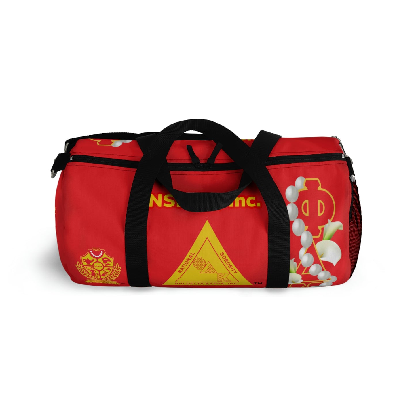 Classic Duffel Bag Red 2 (Can be personalized)