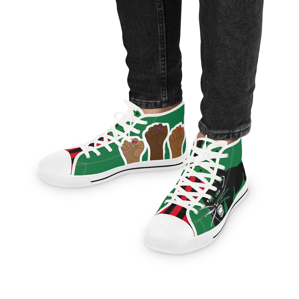 Power to the People Unisex High Top Sneakers (Follow EU sizes)