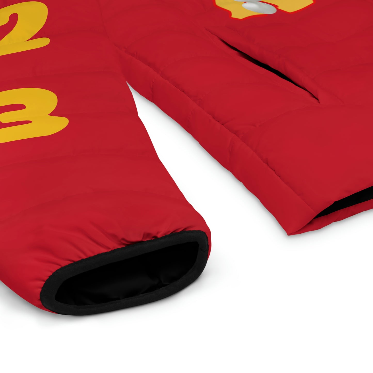 Unisex Puffer Jacket (AOP) Use sizing chart for best fit.