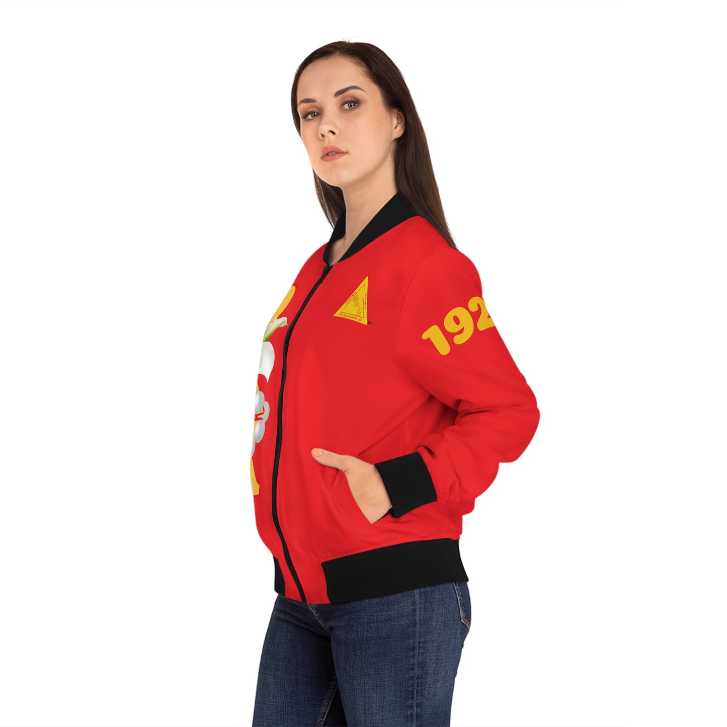 Women's Bomber Jacket Classic (AOP) Can be personalized