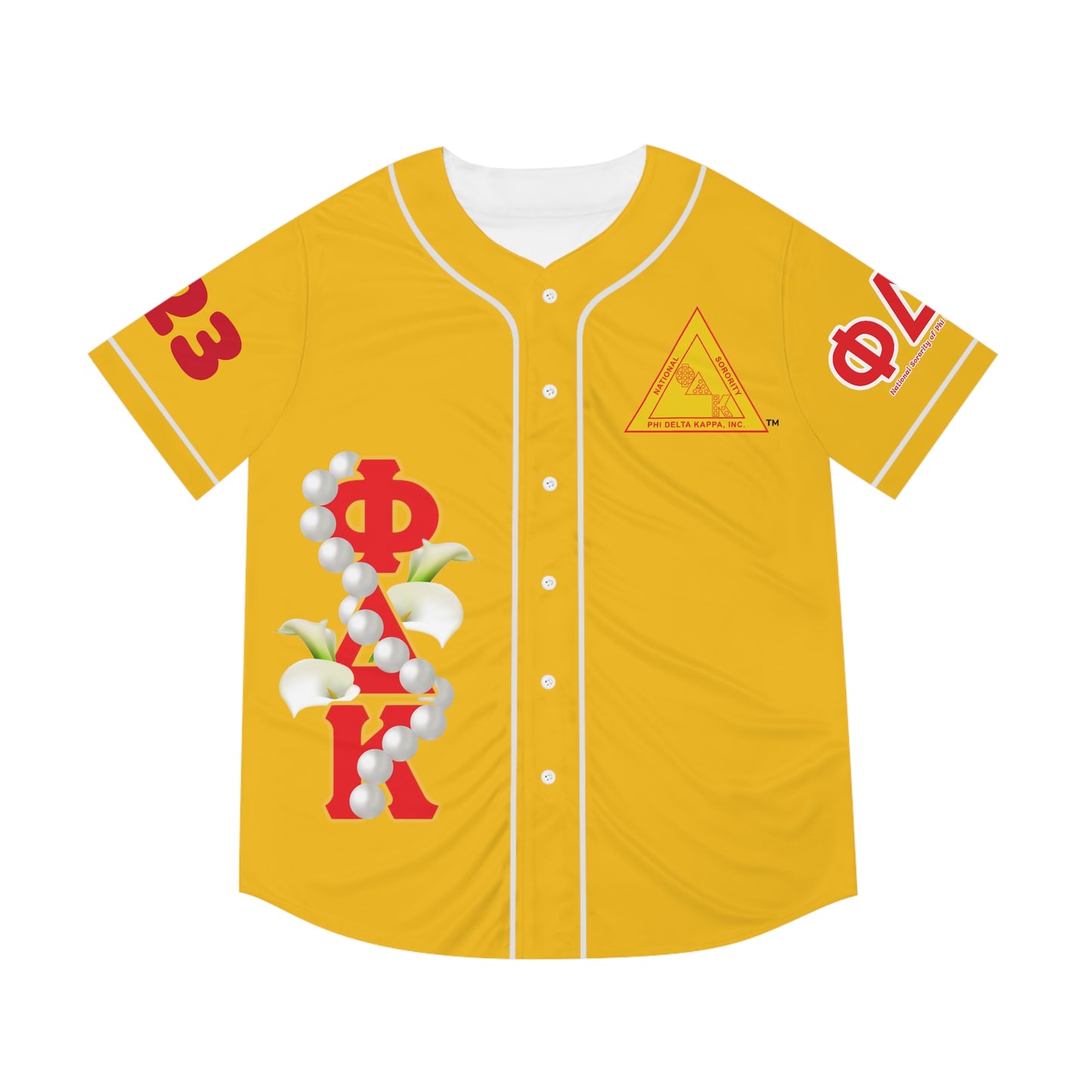 Baseball Jersey Classic Yellow (AOP) Can be personalized (Use sizing chart for best fit)