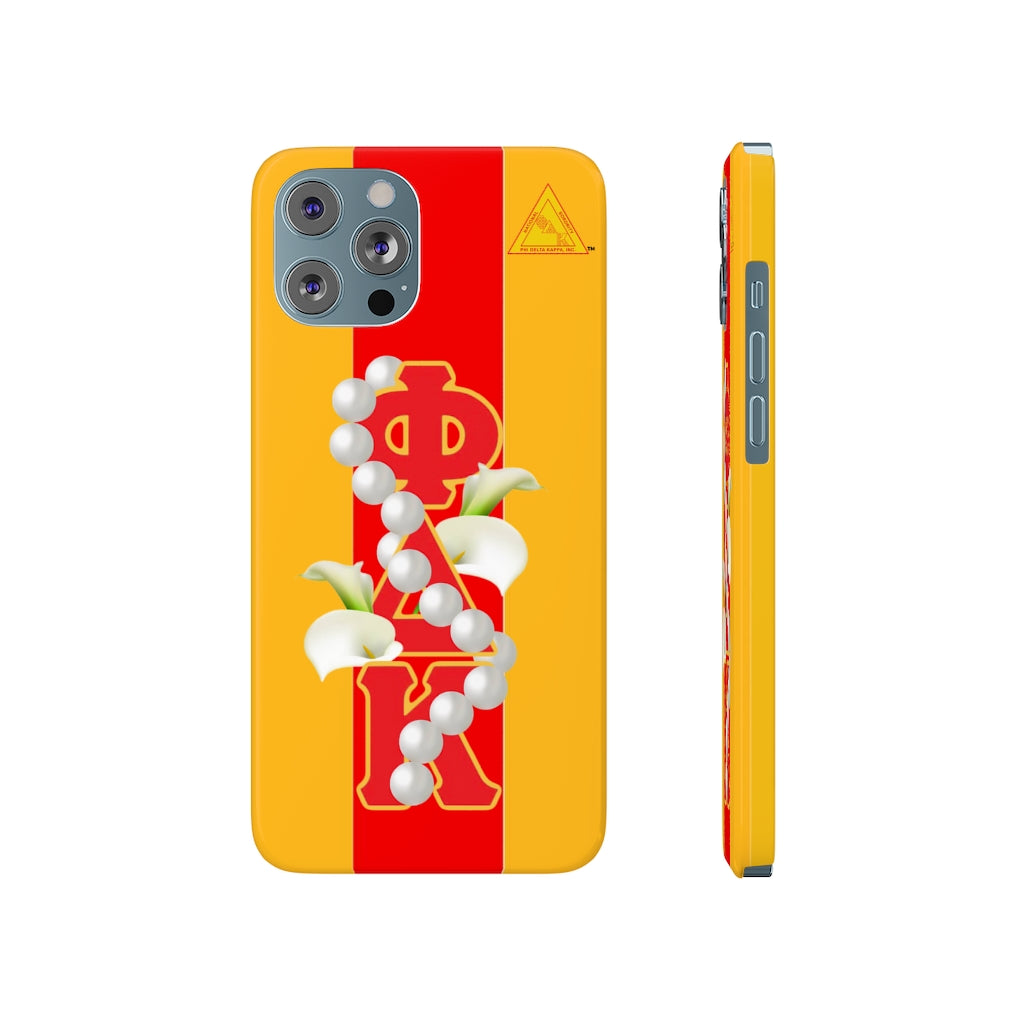 Barely There Phone Cases Red and Gold 2