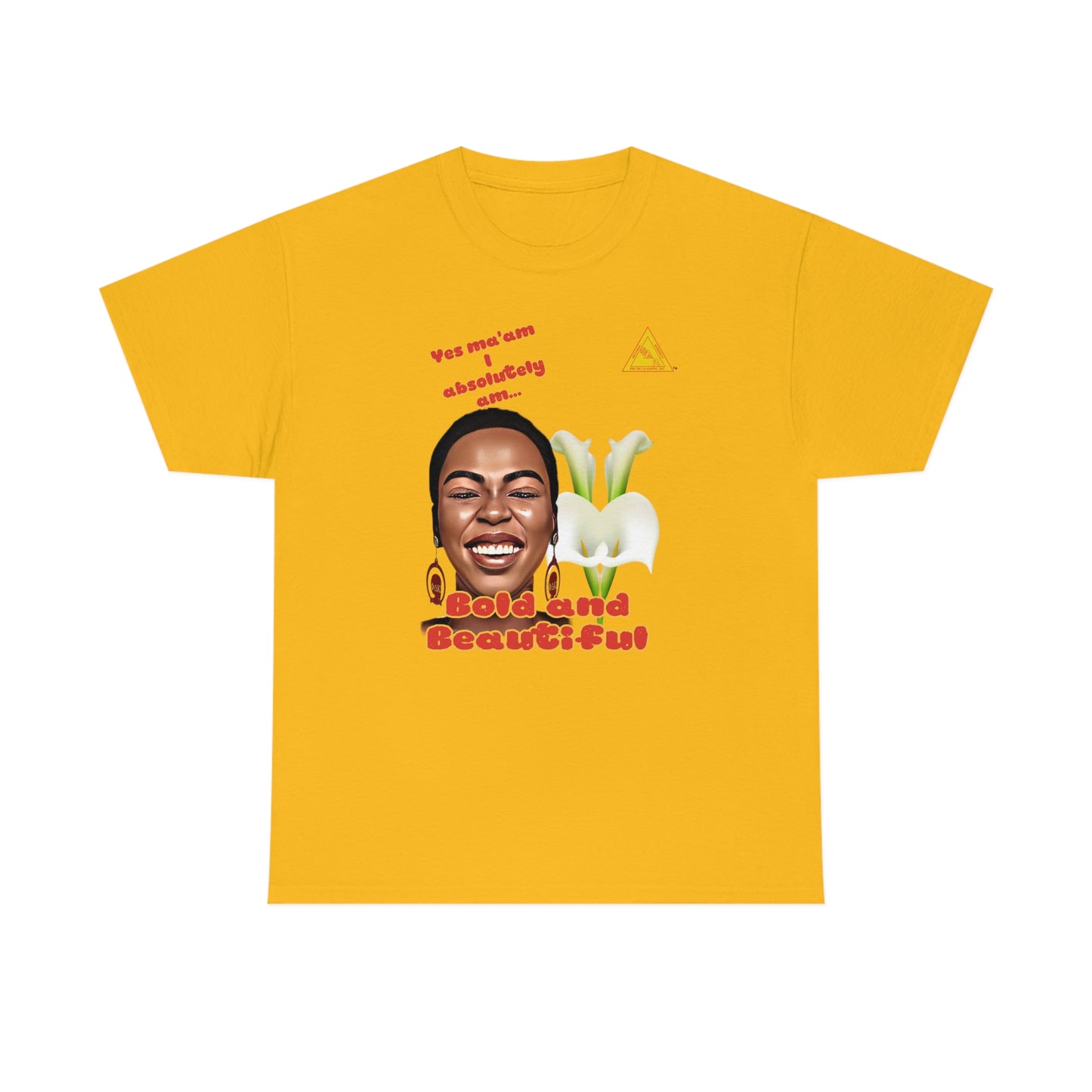 Bold Educator Cross Tee Yellow