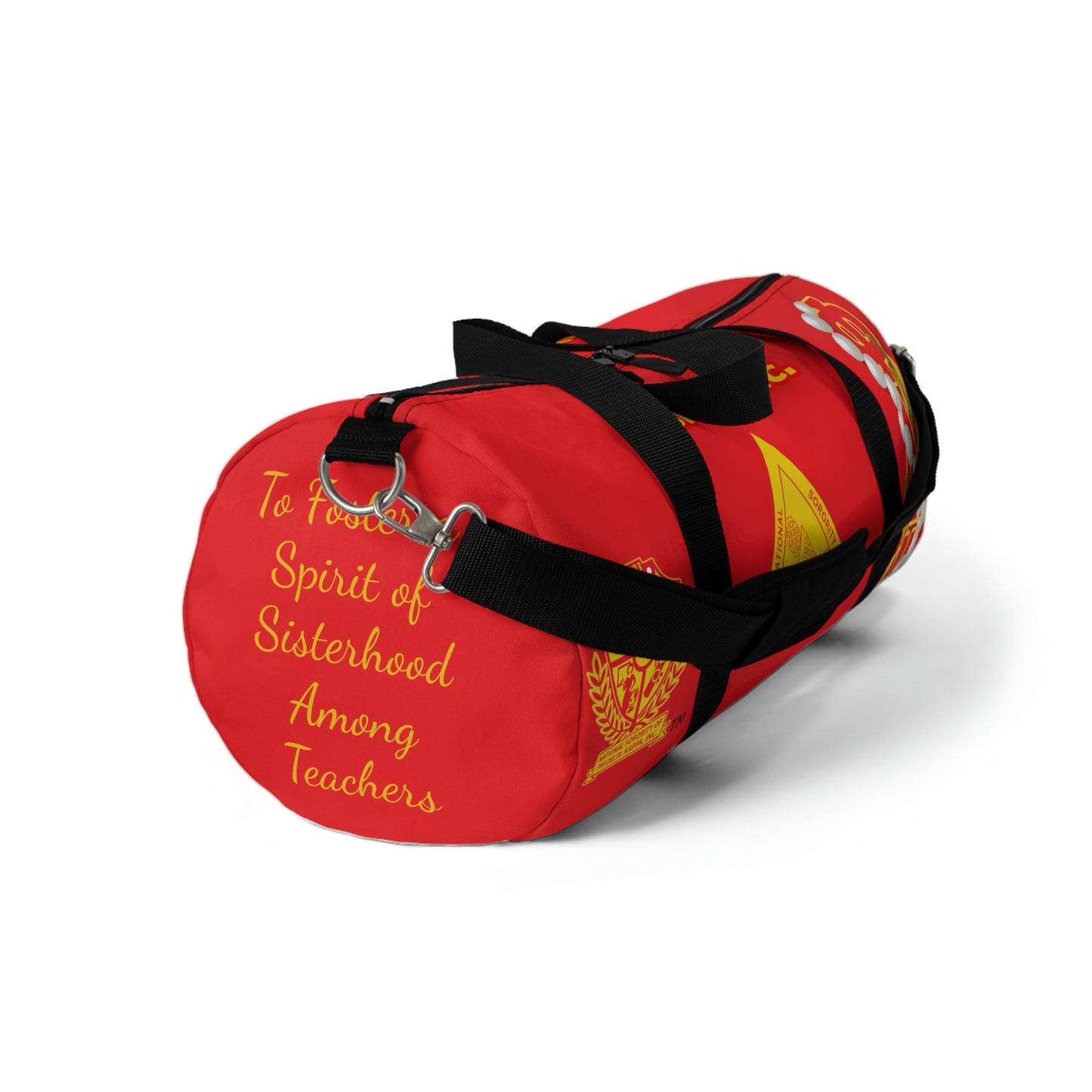 Classic Duffel Bag Red (Can be personalized)