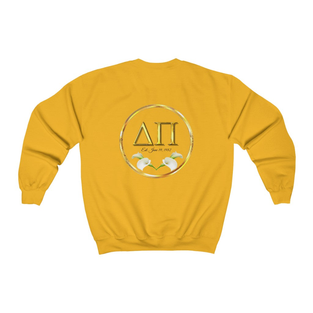 Unisex Heavy Blend™ Crewneck Sweatshirt Yellow Delta Pi