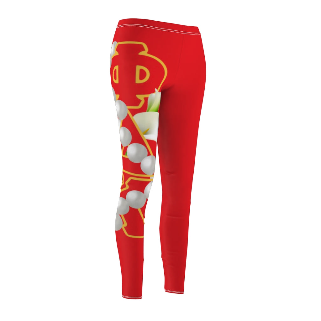 Women's  Casual Leggings Red