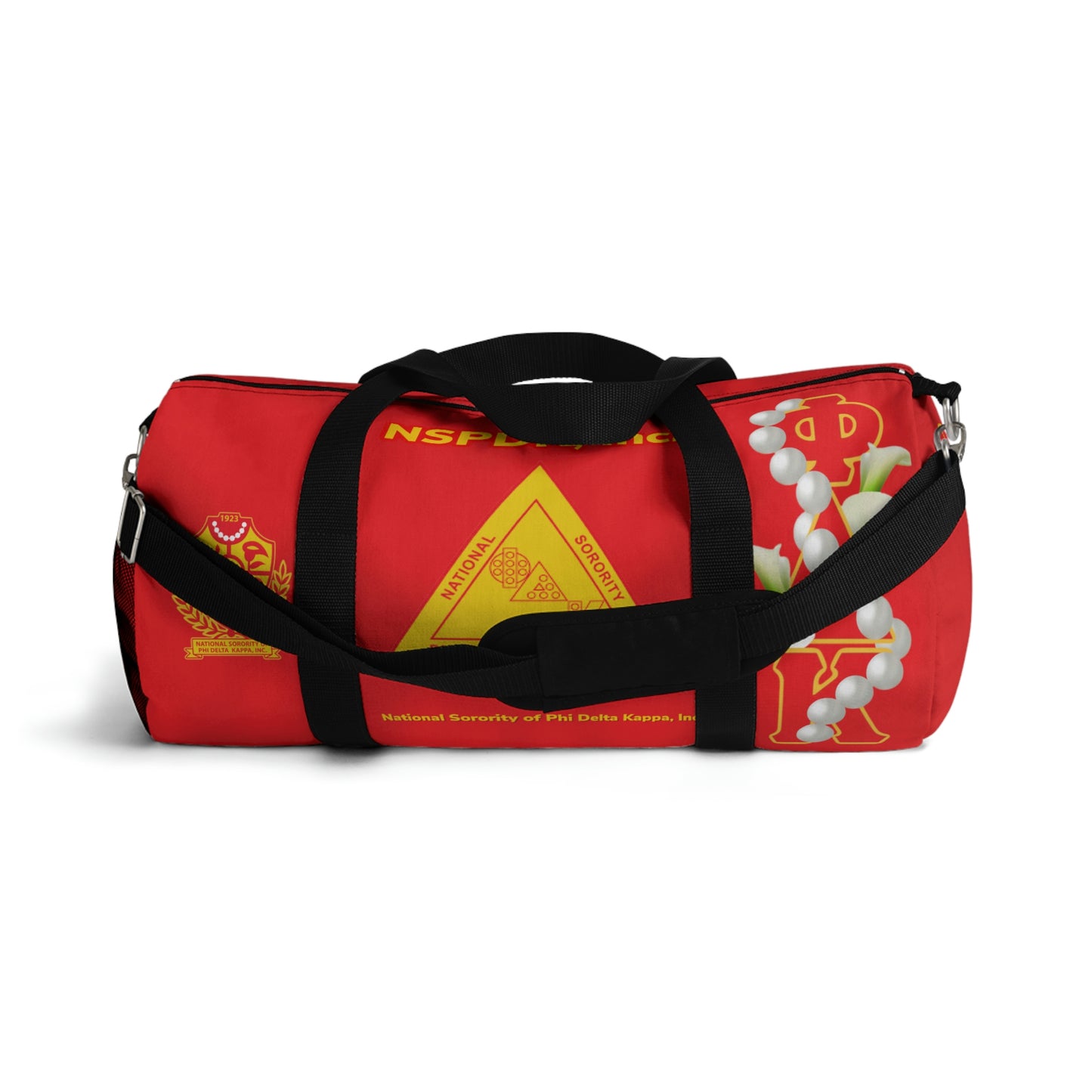 Classic Duffel Bag Red 2 (Can be personalized)