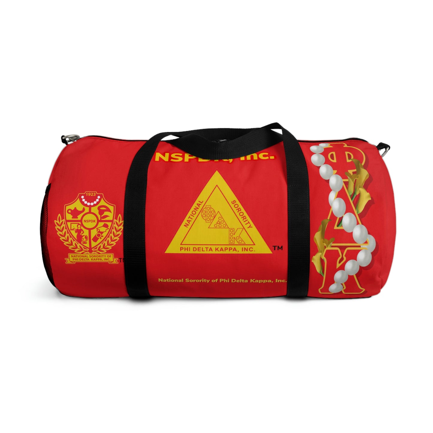 Classic Duffel Bag Red (Can be personalized)