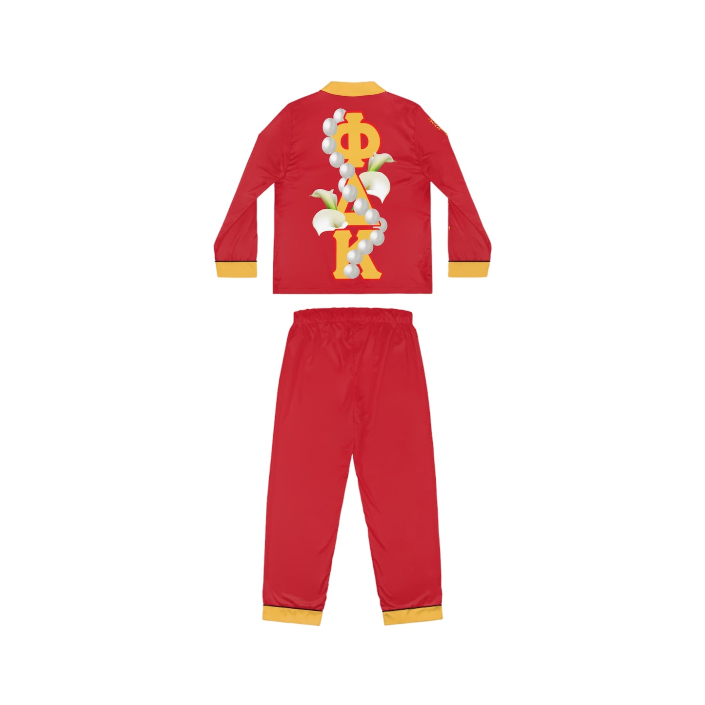 Women's Satin Pajamas (AOP)