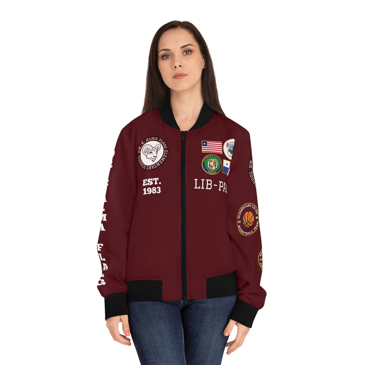 School Bomber Jacket (Personalized DEAF)