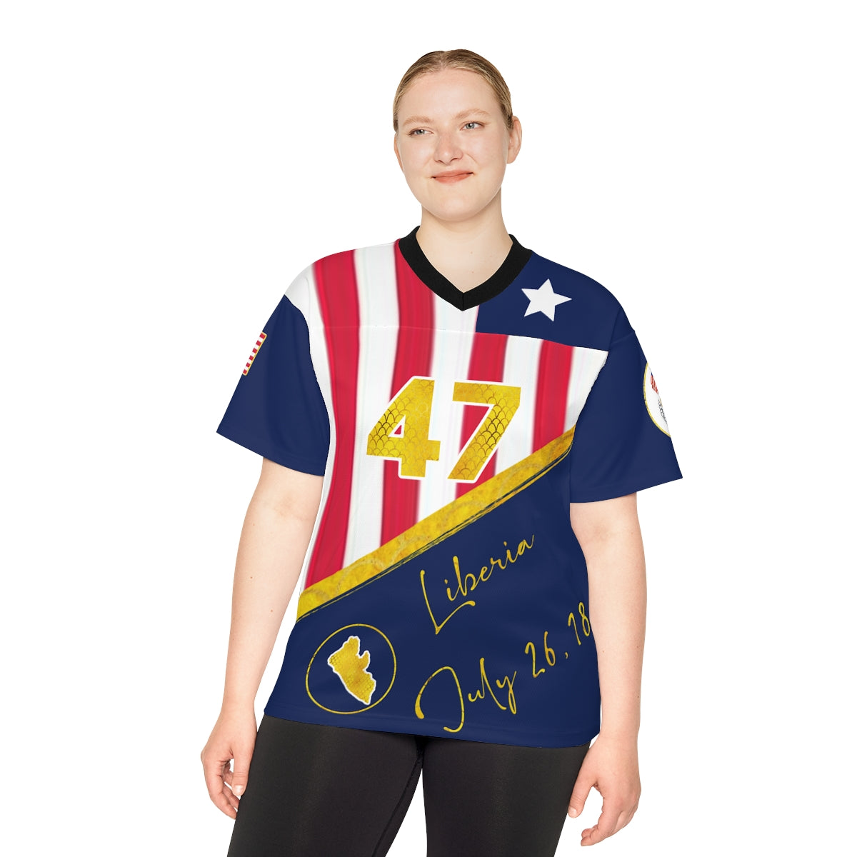 Liberia Unisex Football Jersey (Personalized KRU)