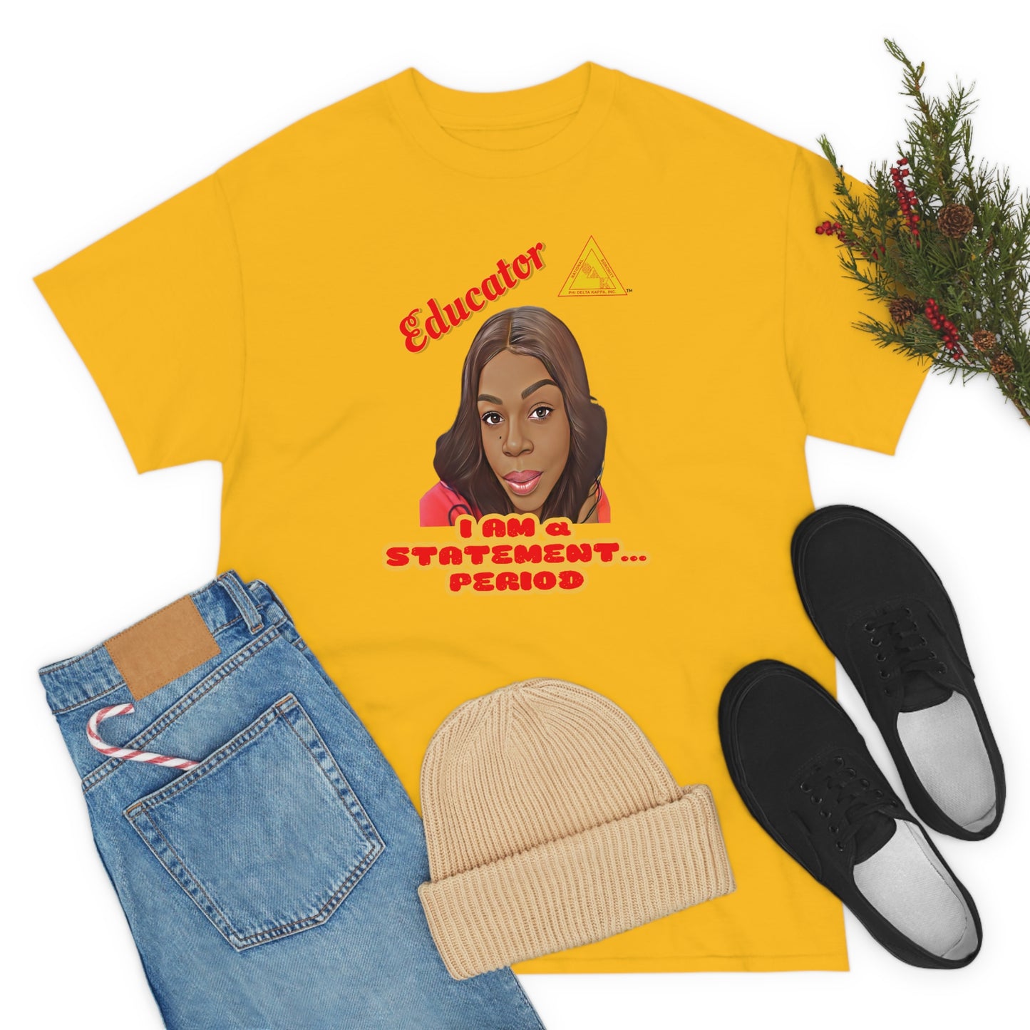 Popular Quote Tee Yellow 2 (Use sizing chart for best fit)