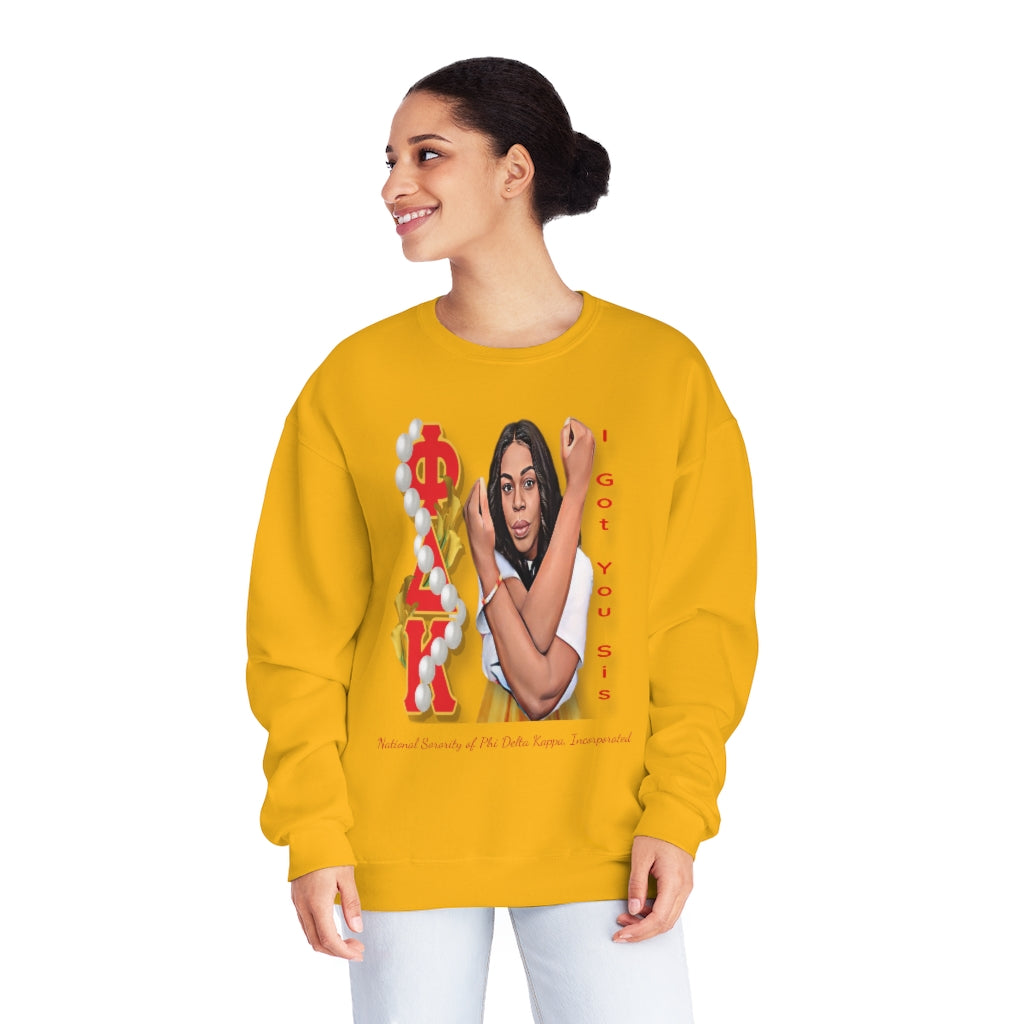 I Got You Yellow Crewneck Sweatshirt