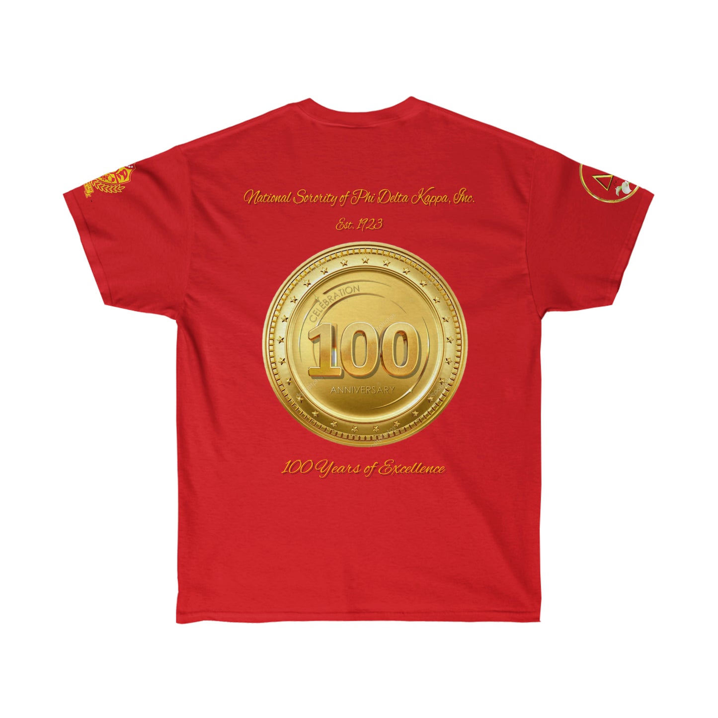 Classic Unisex Ultra Cotton Tee Delta Pi (100th Anniversary Edition)
