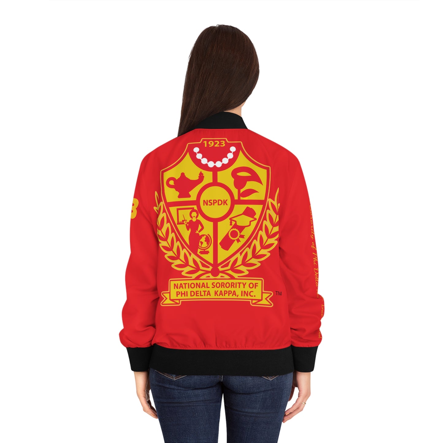Women's Bomber Jacket Classic (AOP) Can be personalized