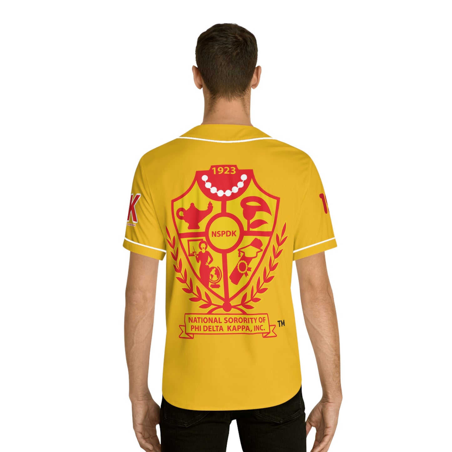 Baseball Jersey Yellow Shirt  (AOP) (Use sizing chart for best fit)