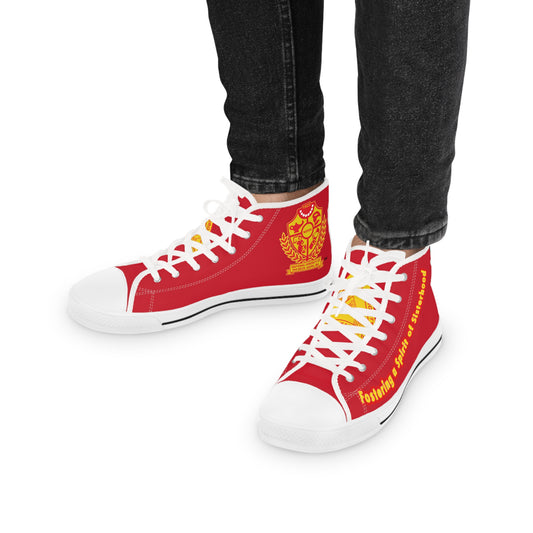 Unisex High Top Sneakers 2 (Use EU Size Chart)