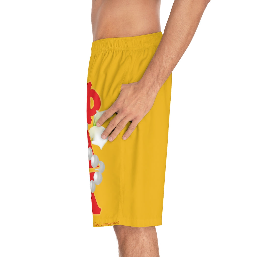 Unisex Shorts Yellow 2 (Use sizing chart for best fit)