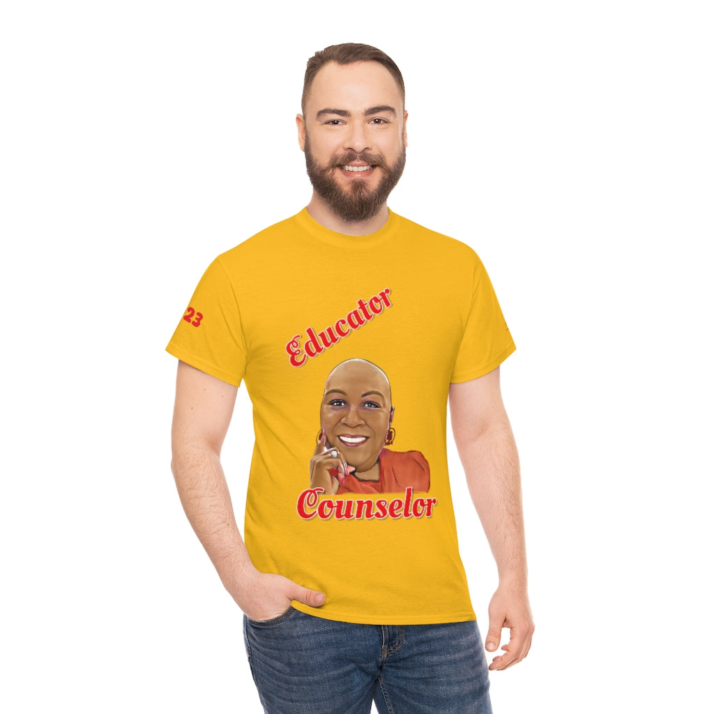 Educator Cross Tee Yellow 2 KB