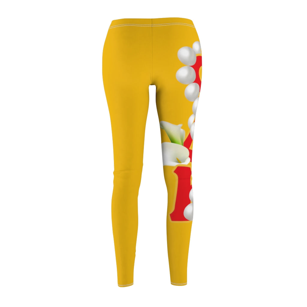 Women's Casual Leggings Yellow