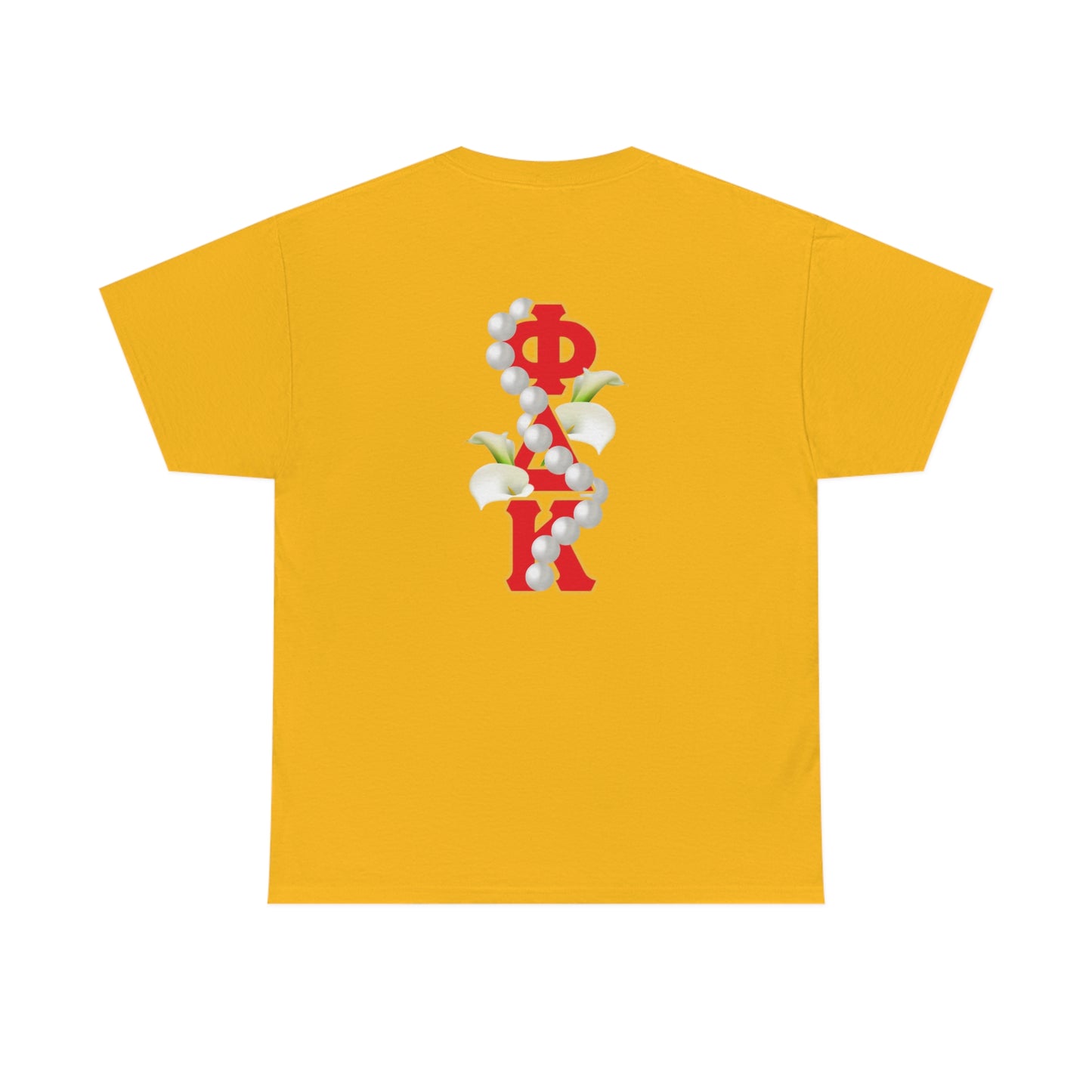 Bold Educator Cross Tee Yellow