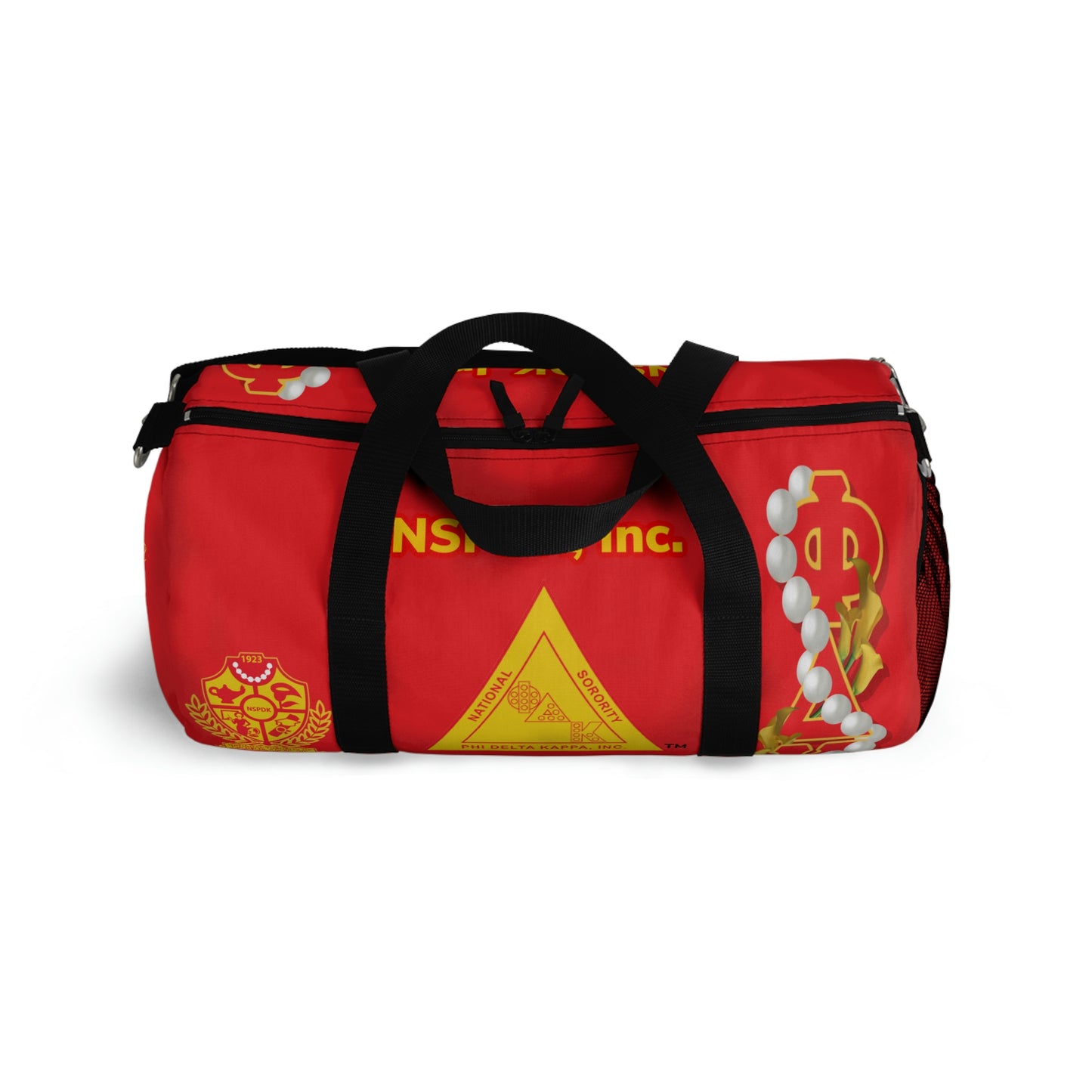 Classic Duffel Bag Red (Can be personalized)