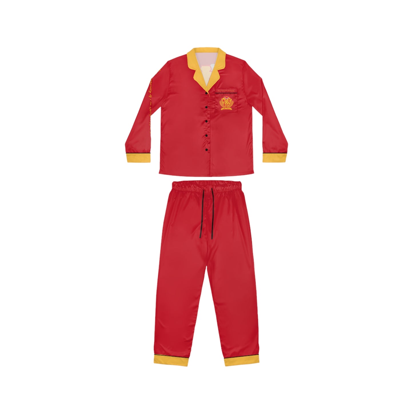 Women's Satin Pajamas (AOP)
