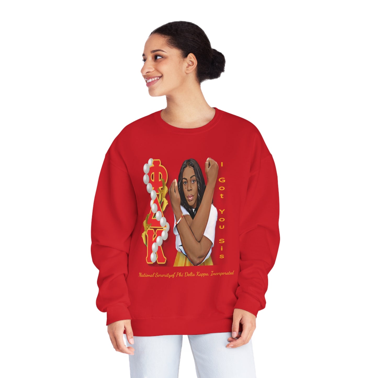 I Got You Red Crewneck Sweatshirt