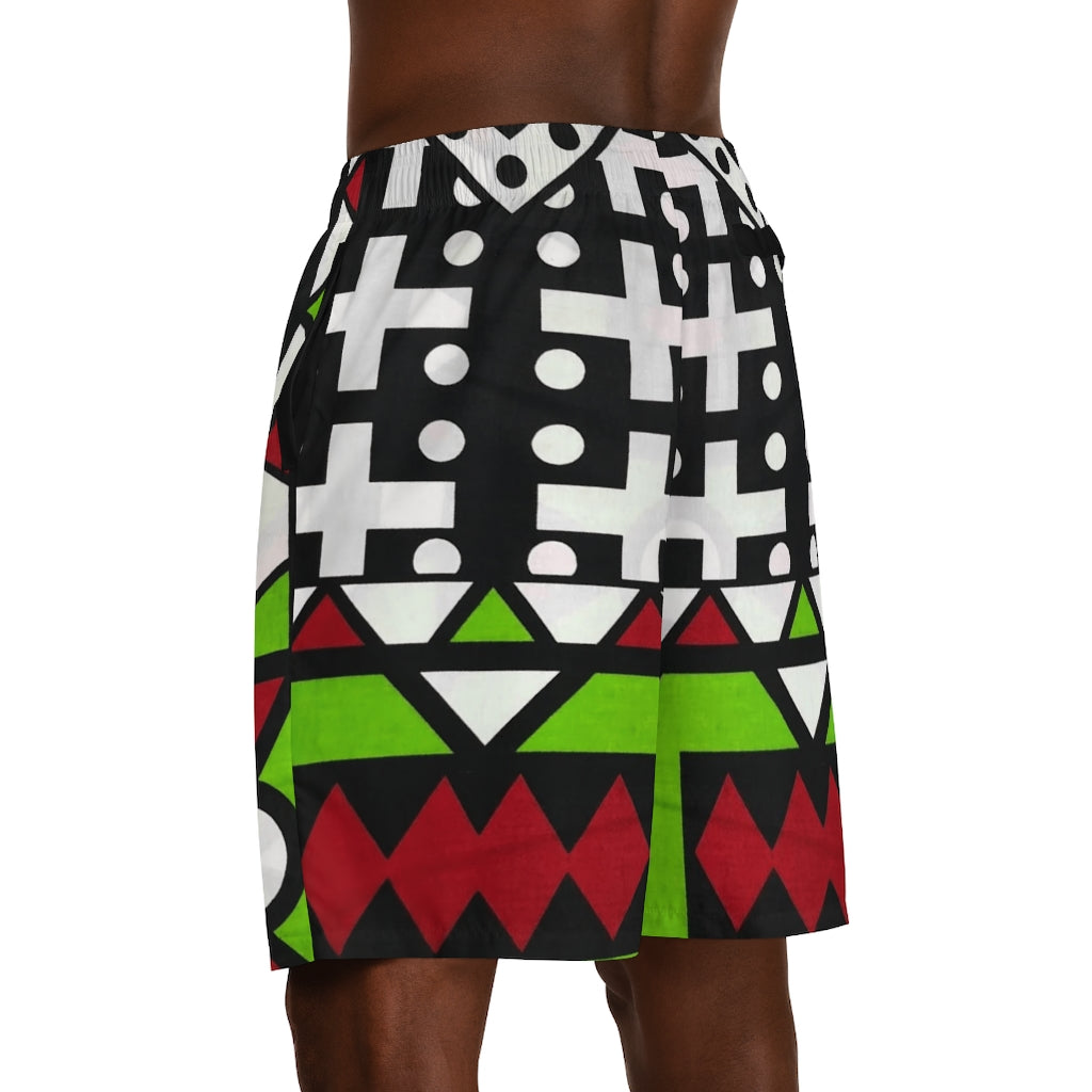Dakar Jogger Shorts (AOP) Use size chart for best fit