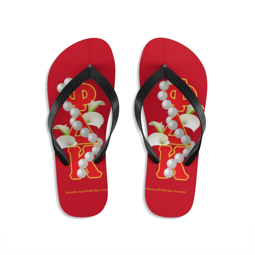 Unisex Flip-Flops Red