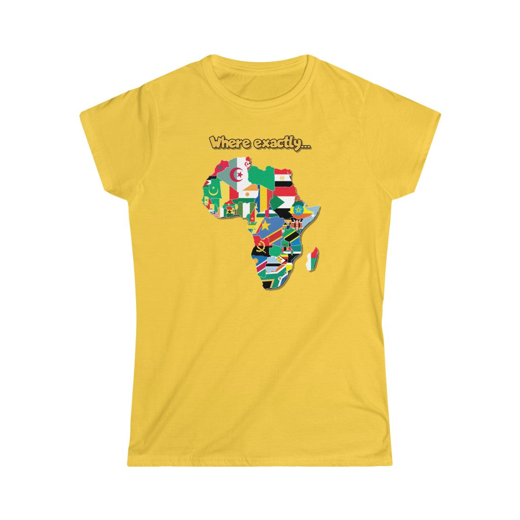 Geography 101 Women's Softstyle Tee