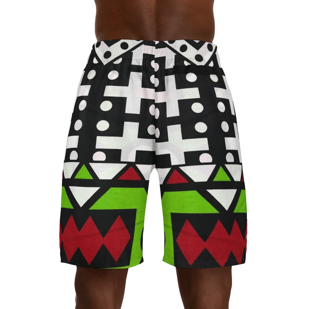 Dakar Jogger Shorts (AOP) Use size chart for best fit