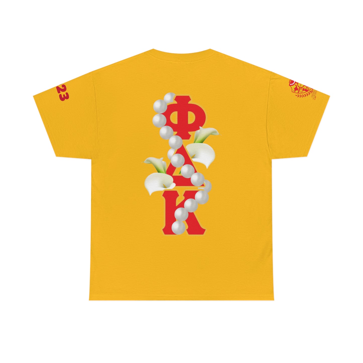 Educator Cross Tee Yellow
