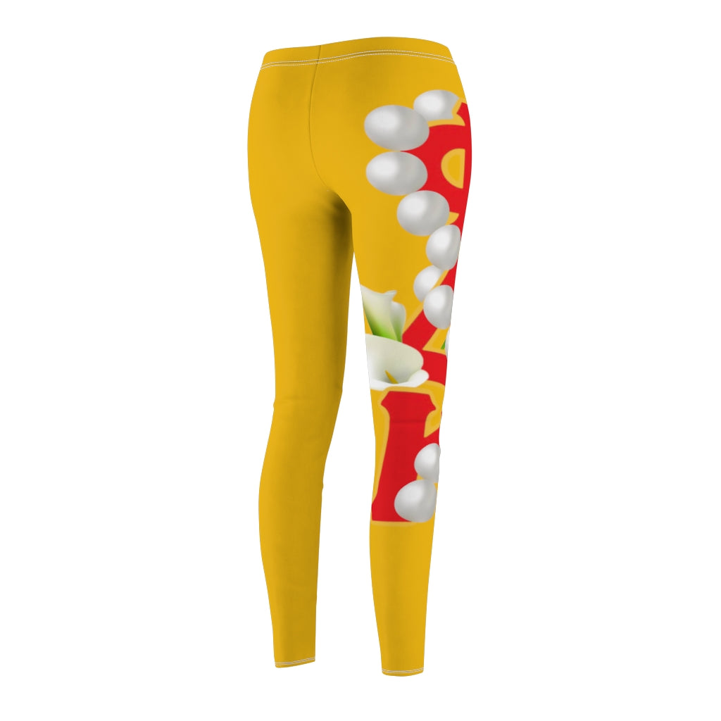 Women's Casual Leggings Yellow