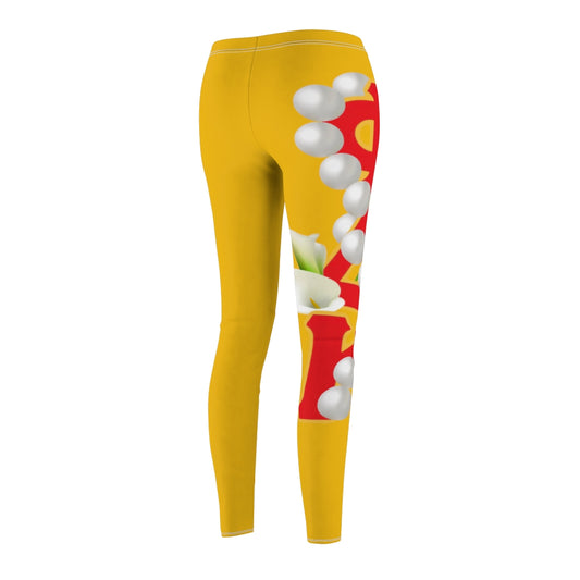 Women's Casual Leggings Yellow