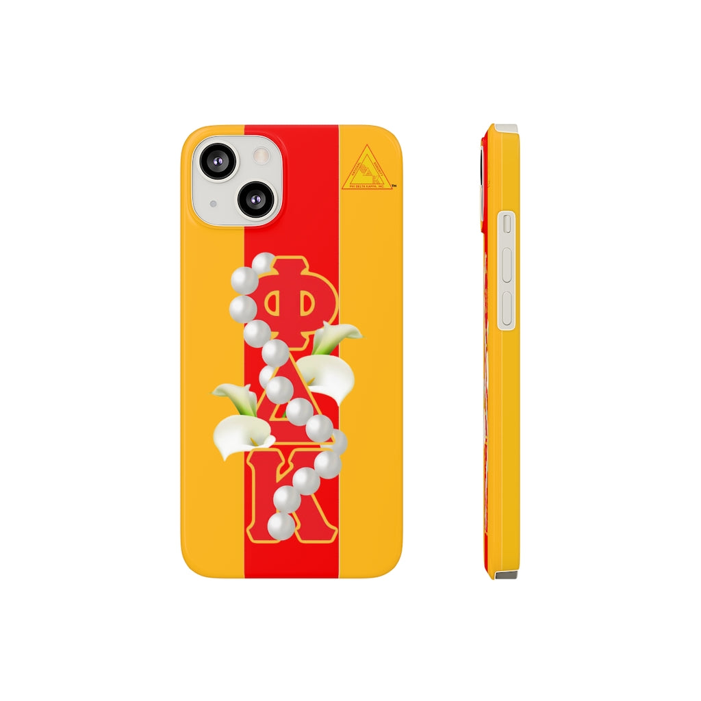 Barely There Phone Cases Red and Gold 2