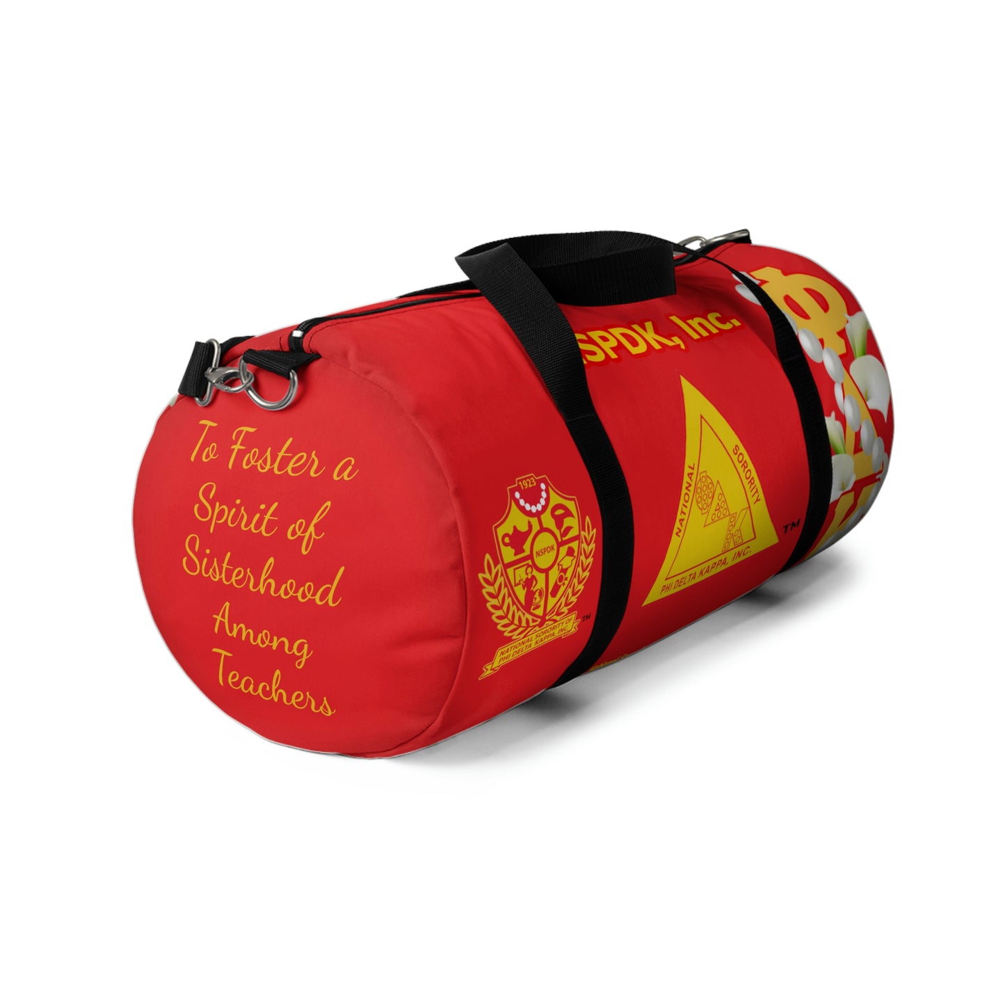 Copy of Classic Duffel Bag Red 2 (Can be personalized)