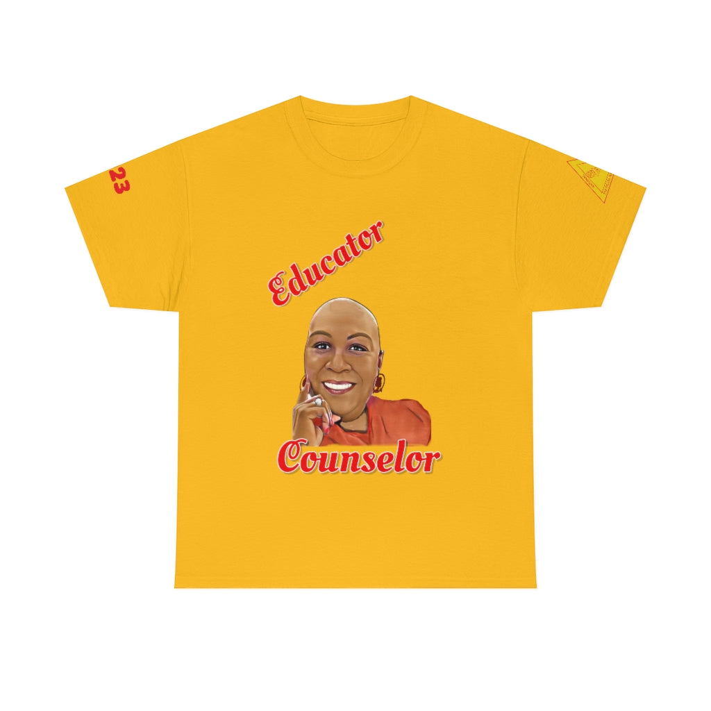 Educator Cross Tee Yellow 2 KB