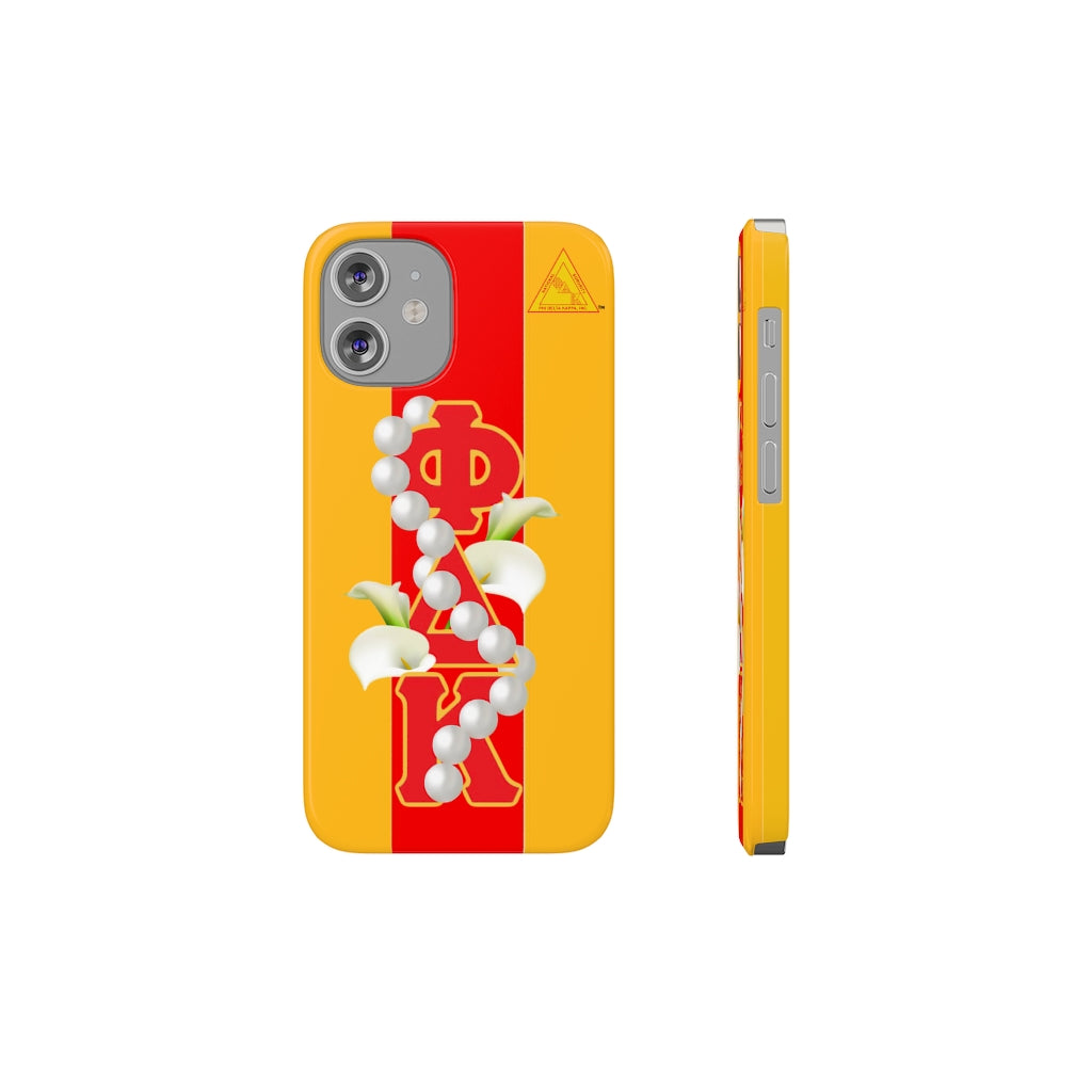 Barely There Phone Cases Red and Gold 2