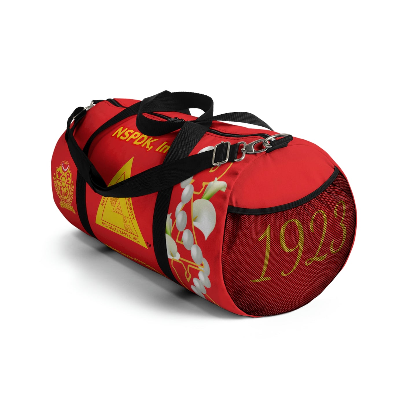 Classic Duffel Bag Red 2 (Can be personalized)