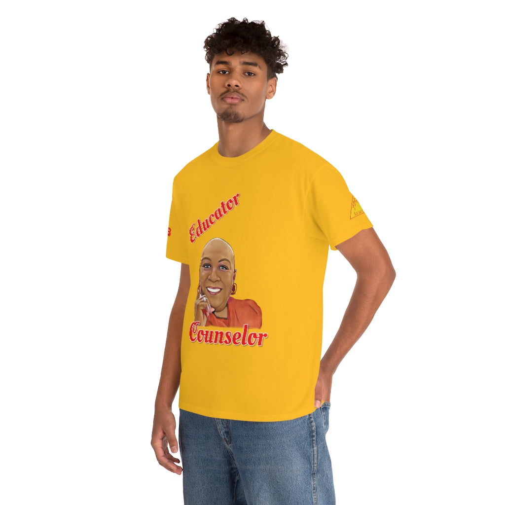 Educator Cross Tee Yellow 2 KB