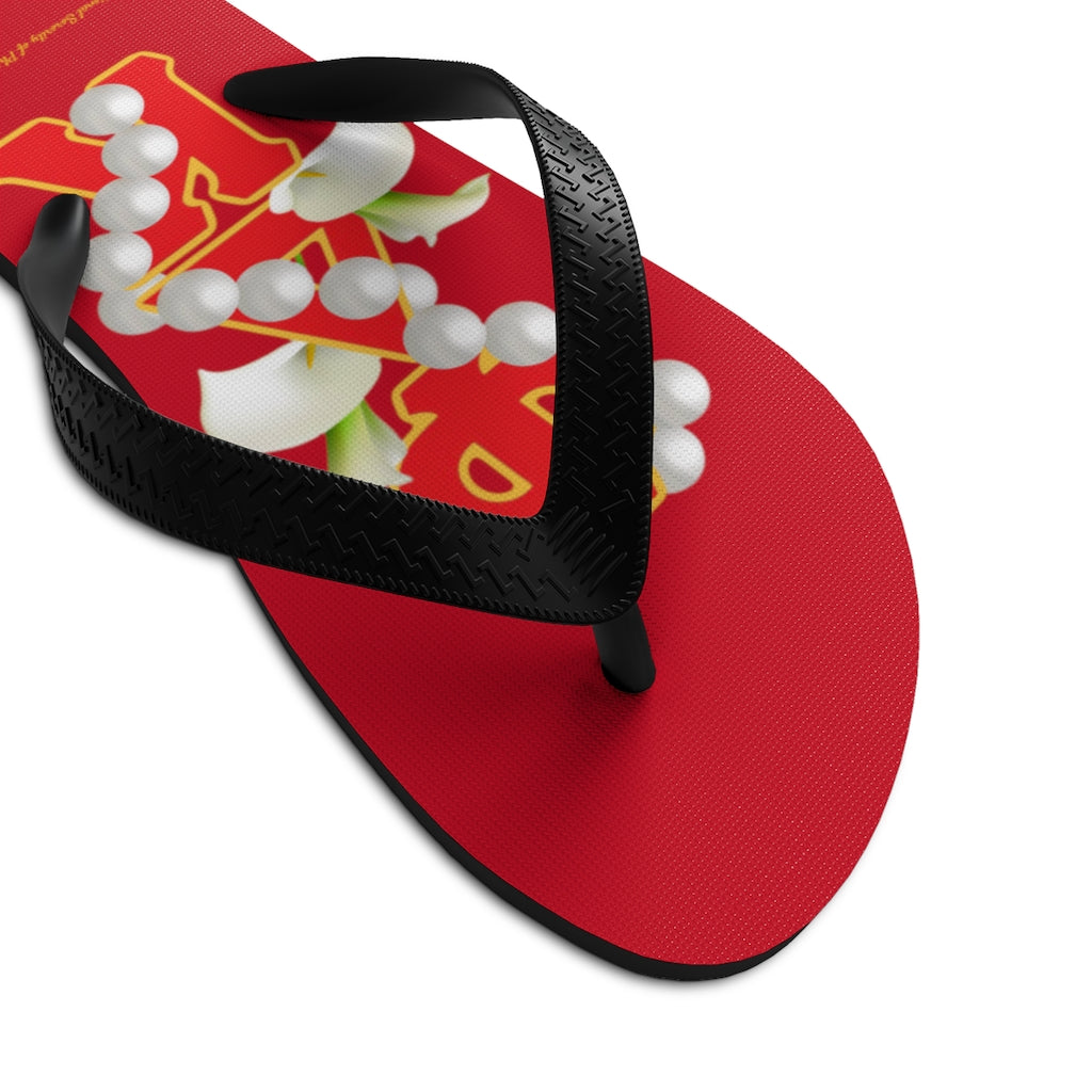 Unisex Flip-Flops Red