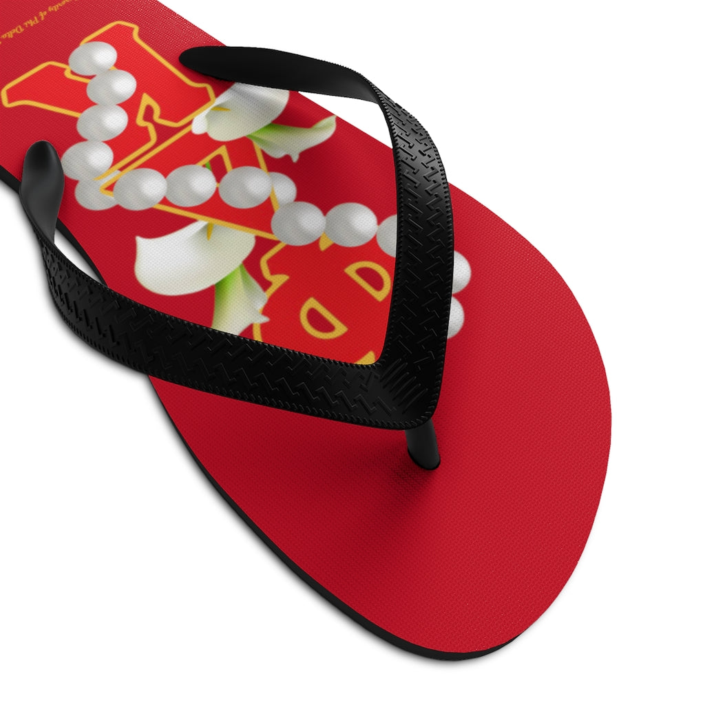 Unisex Flip-Flops Red