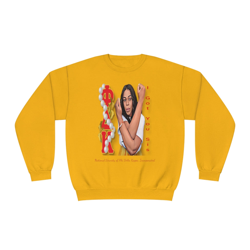 I Got You Yellow Crewneck Sweatshirt