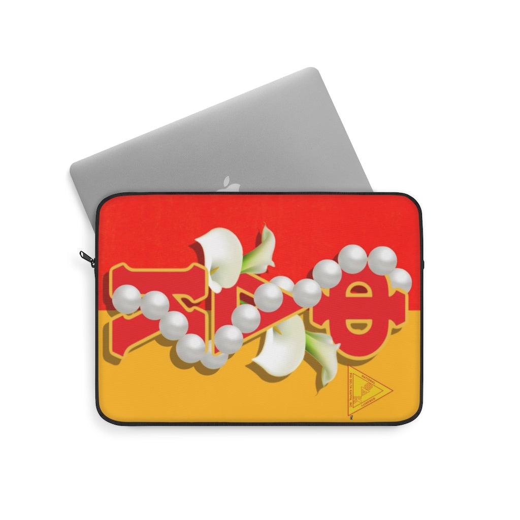 Laptop Sleeve Red and Yellow