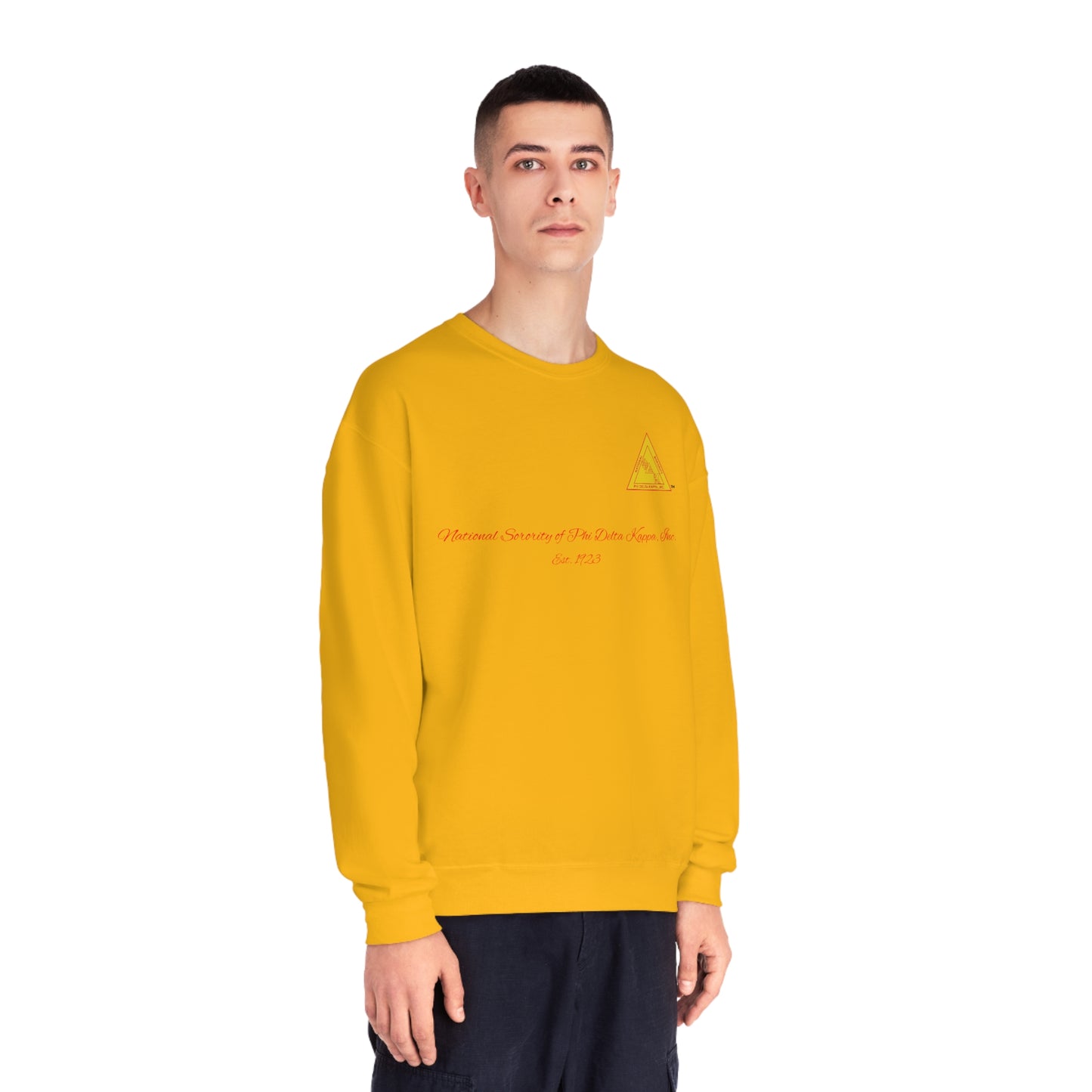 Unisex NuBlend® Classic Crewneck Sweatshirt (Yellow)