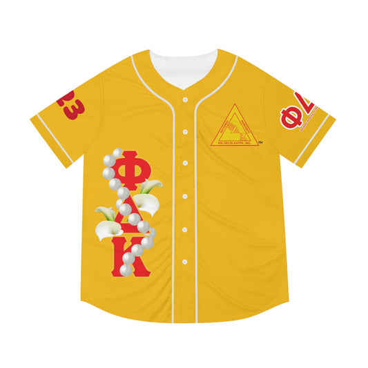 Baseball Jersey Yellow Shirt  (AOP) (Use sizing chart for best fit)