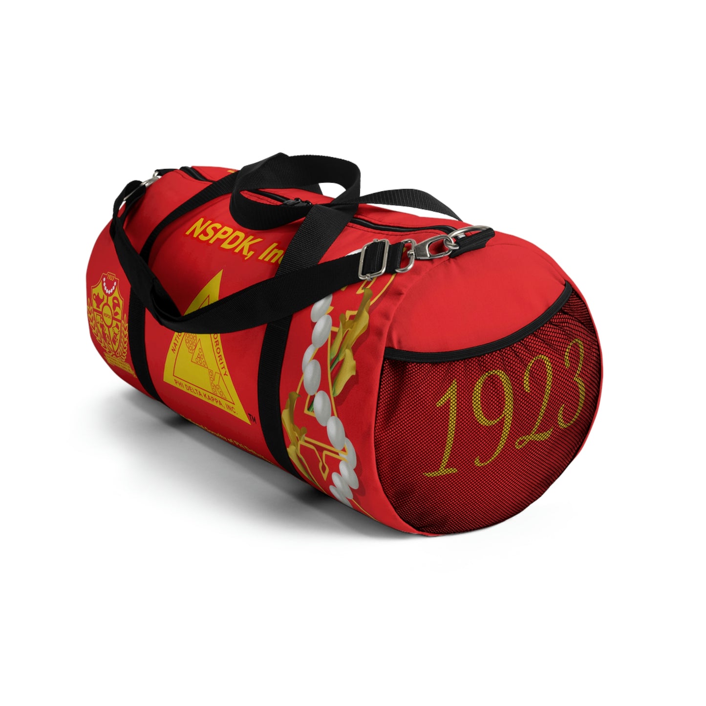 Classic Duffel Bag Red (Can be personalized)