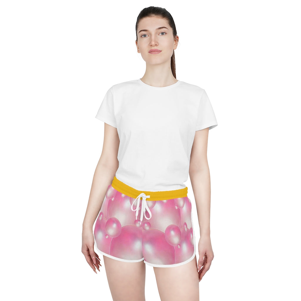 Bubbles Women's Relaxed Shorts (AOP)