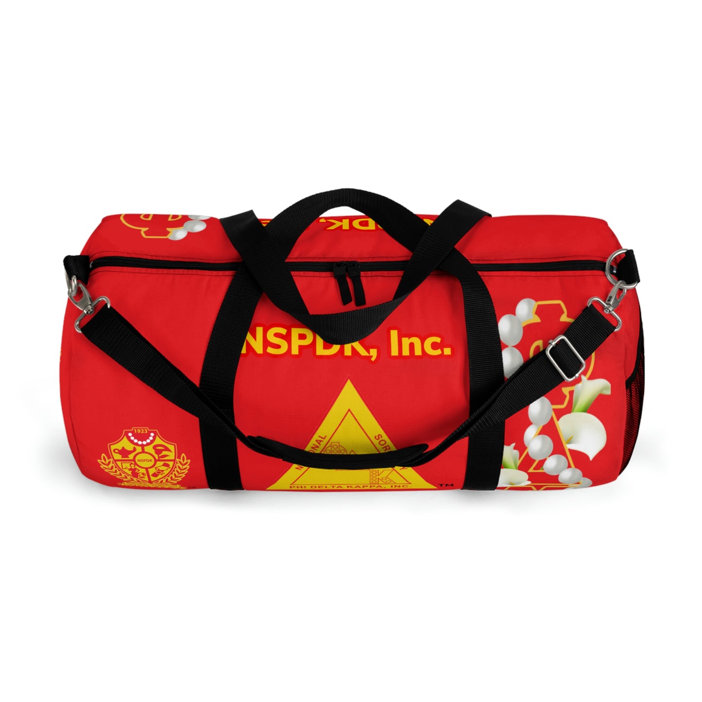 Classic Duffel Bag Red 2 (Can be personalized)